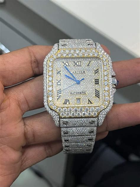 moissanite cartier watch for sale.